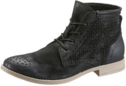 Petrolio Schnürstiefel mit Prägung
