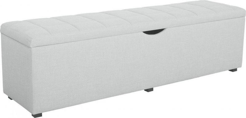Places of Style Hockerbank »Checked« mit Stauraum, Breite 120 cm und 160 cm