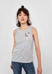 Q/S designed by Jersey-Top mit Blüten-Stickerei