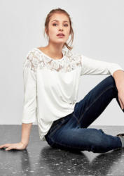 Q/S designed by Shirt mit Spitzen-Insert