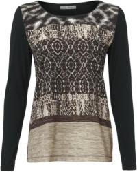 Rundhalsshirt mit Animalprint