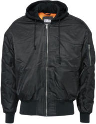 Oversized Bomberjacke mit Kapuze