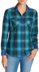 Eddie Bauer Flanell-Patchbluse