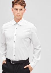 s.Oliver BLACK LABEL Modern Fit: Hemd mit Kontrast-Knöpfen