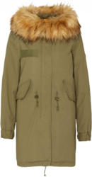 Winterparka mit Felloptik