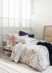 Nina Ricci Maison Wendebettwäsche / Bettwäsche, Garnitur 2 tlg. »Fleurs d'Aurore«