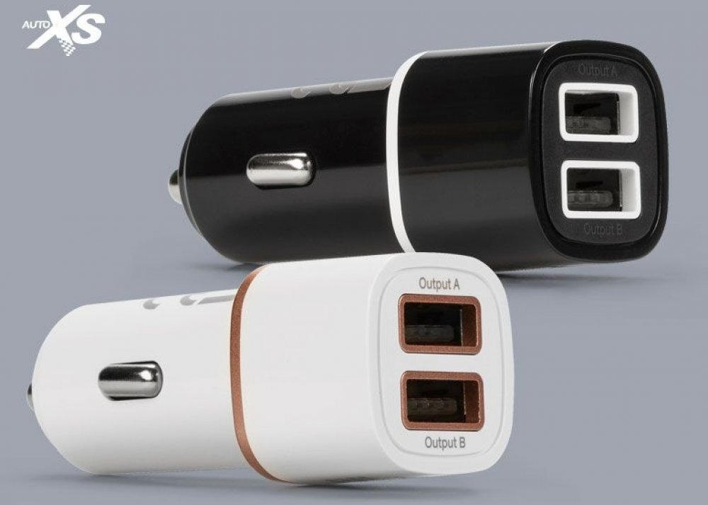 AUTO XS Dual-Port USB-Autoladegerät ✔️ Online von HOFER