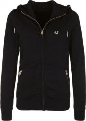 Kapuzensweatjacke mit goldenen Akzenten