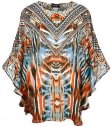MIAMODA Kaftan mit Steinchenzier