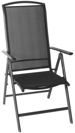 Klappsessel Cancun anthrazit