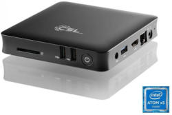 CSL Silent Mini PC - lautlos, Media, TV, Bluetooth, WLAN »Narrow Box 4K, Windows 10, USB 3.1«