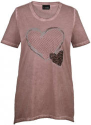 MIAMODA Zipfelshirt mit Herz-Motiven