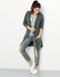 Taifun Jacke Strick »Kuscheliger Long-Cardigan«
