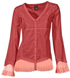 heine CASUAL Spitzenbluse mit Lochspitze und Häkelbordüre