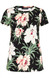 T-Shirt mit Maxi-Blütenprint