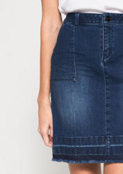 COMMA Kurzer Jeansrock in Used-Optik