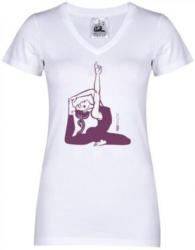 Yogi-t-shirt ´´yogifee´´ - Weiß