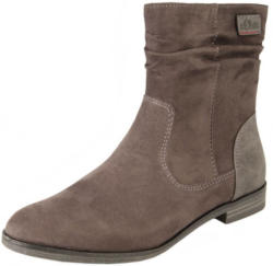 Stiefelette mit Raffung am Schaft