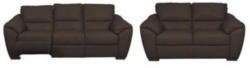 Celina Home Sitzgarnitur In Taupe Leder taupe