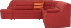 Sedda Wohnlandschaft In Rot Textil rot