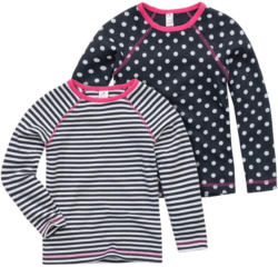 2 Mädchen Thermoshirts im Set