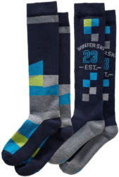 2 Paar Jungen-Kniestrümpfe