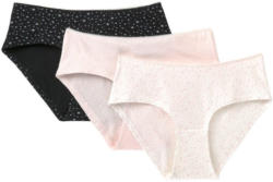 3 Damen Slips mit Print