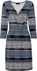Damen Jerseykleid mit Allovermuster