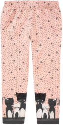 Mädchen Leggings mit Katzen-Print