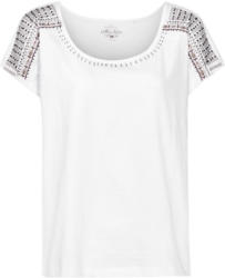 Damen T-Shirt mit Perlen-Applikation