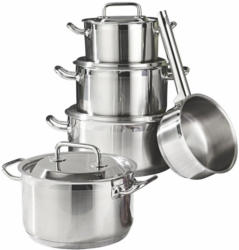 KOCHTOPFSET 5-teilig Edelstahl 18/10