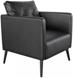 Sessel In Schwarz Metall, Textil