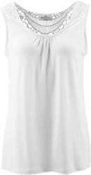 Damen Top mit Makramee-Spitze