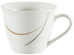 Ritzenhoff Kaffeeobertasse braun, weiß