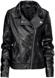 Damen-Lederimitatjacke