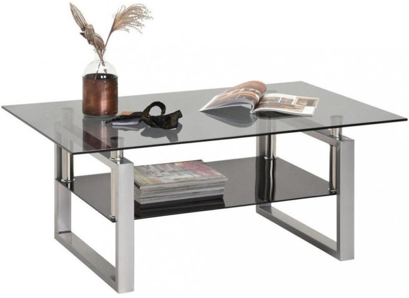 Couchtisch In 110/46/70 Cm Chromfarben, Grau, Schwarz für nur € 159