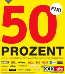 50% auf gekennzeichnete Ausstellungsstücke XXXLutz 50% auf gekennzeichnete Ausstellungsstücke XXXLutz