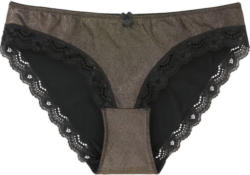 Damen Slip mit goldenem Glimmer