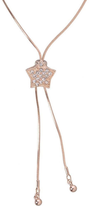 Damen Y-Kette mit Glitzersteinen