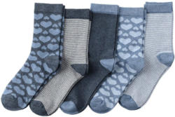 5 Paar Damen Socken in verschiedenen Designs