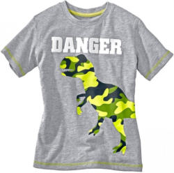 Jungen-T-Shirt mit Tarnmuster-Dino