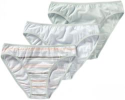 Damen-Slip mit modernem Streifenmuster, 3er Pack