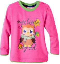 Baby-Mädchen-Sweatshirt mit Eulen-Frontaufdruck