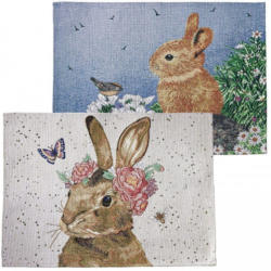 Gobelin-Platzset mit Osterhase, ca. 32x45cm