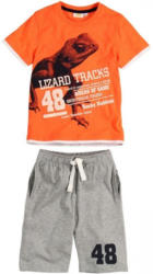 Jungen-Set mit Eidechsen-Frontaufdruck, 2-teilig