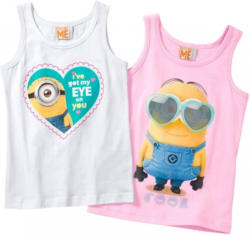 Minions Mädchen-Unterhemd, 2er Pack
