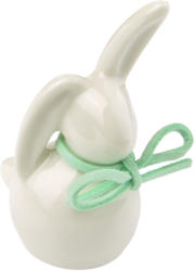Dekofigur-Hase mit Schleife