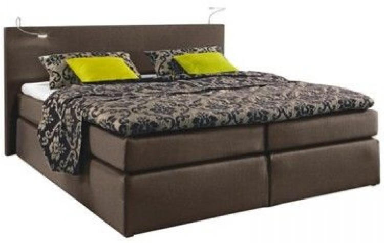 wogibtswas.at - Carryhome Boxspringbett In Textil Braun braun € 399,00