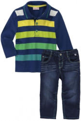Baby-Jungen-Set mit Poloshirt, 2-teilig