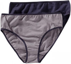 Damen-Rioslip mit Ringelmuster, 2er Pack